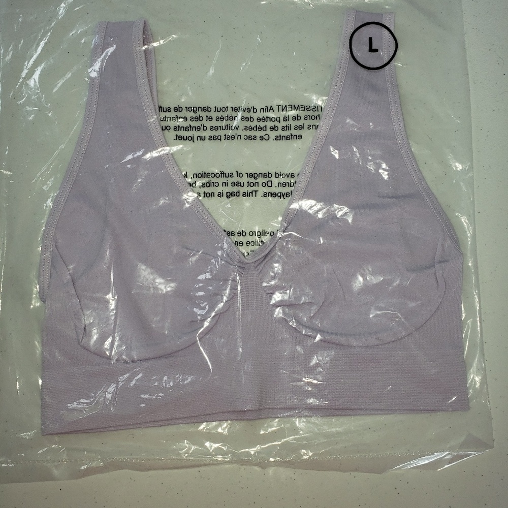 Set of 3 Rhonda Shear Bras Size L Large